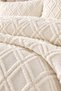 Idea Checked Detailed Double Bedspread - 2