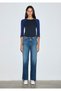 Navy Blue Raglan-Sleeve T-Shirt 1620083-90372 - 3