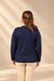 Women's Stone Embellished Color Block Plus-Size Stretch Fabric Viscose Knit Blouse - 4