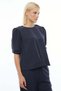 Crew Neck Shoulder Detail Blouse - 3
