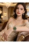 Ferrucci̇-(Gold&Silover) Women's Wrist Watch with Green Inner Dial Jubilee Cord - 2