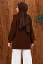 Side-Zip Closure Knit Sweater TSD260371 Brown - 6