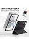 Magnetic Detachable Case For iPad Pro 11 Inch M5(2025), Powerful Magnetic Attachment, Slim Trifold Stand Case, Supports Pencil Pro & Pencil (USB-C), Auto Wake/Sleep, Durable Protection, Rebound Series - 4
