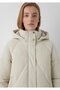 Water-Repellent Beige Puffer Coat 1110863-70143 - 7