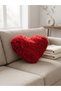 Plush Long-Haired Pillow, Plush Pillow, Red Pillow - 3