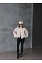 Jacket with Quilted Details on the Inside of the Collar - 2