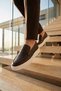 Coffee-White Genuine Leather Stylish and Comfortable Men's Casual Loafers 272305 - 3