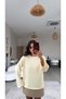 Lemon Yellow Premium Drapey Long-Sleeve Basic - 2