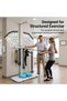 Rehab and Wellness Station, Wall-Mounted Multi-Directional Rehabilitation and Exercise System, Adjustable Slide Tracks, Position Indicators, One-Hand Lockdown, Includes 4 Exercise PosterS - 4