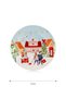 Lcw Home Mixed Christmas Themed Porcelain Cake Plate Set of 2 19 cm - 3