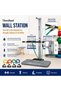 Rehab Wall Station, Wall-Mounted Resistance Training System with Adjustable Track, Position Indicators, Quick-Lock Mechanism, 4 Resistance Levels and Exercise Posters - 4