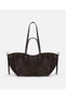 %100 deri süet boho versatile mini çanta