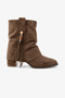 Radana Women's Heeled Boots - Brown Suede