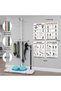 Rehab and Wellness Station, Wall-Mounted Multi-Directional Rehabilitation and Exercise System, Adjustable Slide Tracks, Position Indicators, One-Hand Lockdown, Includes 4 Exercise PosterS - 5