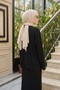 Knit Tunic and A-Line Skirt Set 701 Black - 3
