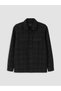 SOUTHBLUE Black Regular-Fit Plaid Men's Shirt Jacket - 5