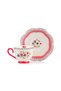 Lcw Home Mixed Flower Printed Porcelain Coffee Cup Set for 2 People 90 ml - 2