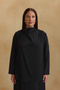 Black Evening Dress Blouse - 3