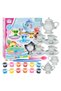 Creative set, paintable porcelain tea set, 3 years +