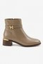 Palou Women's Heeled Boots - Taupe Color Rustic