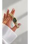 Round Dial, Domed Glass, Colored Dial, Intricate Gold Strap, Stainless Steel Women's Wristwatch - 2