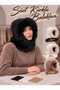 Women's Suede-Fur-Trimmed Balaclava Hat with Hooded Neck Warmer and Winter Snow Mask