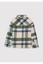 Wool Blend Checked Shirt 6220009-A7379 - 3