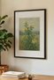 1 VINTAGE PAINTING WITH A "BOTANICAL ELEGANCE" THEME IN A BLACK WOODEN FRAME - 3