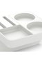 Sofa Tray with 4 Interchangeable Inserts and Cushion Fin, Phone Slot, Divided Tray, 20.3 x 20.3 cm - 2