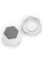 Geometric Plant Pot with Drip Tray, Faceted Low Poly Planter with Drainage Holes for Succulents - 4