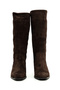 Genuine Suede Brown Cowboy/Western Boots with Heels - ZB3890 - 3
