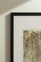 1 VINTAGE PAINTING WITH A BEIGE THEME AND A TEXTURED FINISH IN A BLACK WOODEN FRAME - 4