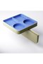 Sofa Tray with 4 Interchangeable Inserts and Cushion Fin, Phone Slot, Divided Tray, 20.3 x 20.3 cm - 5