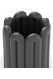 Arched Pen Pot, Round Pencil Cup with Rounded Loop Columns and Scalloped Rim, Markers, Black - 2
