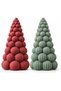 Modern Bubbly Christmas Tree Decor, 3D Printed LED Tealight Holder - 4