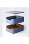 Stackable 2-Drawer Desk Organizer, Makeup, Jewelry and Office Supplies, Minimalist Matte, Mustard - 5