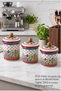 3-Piece Set of 6-Piece Enamel Jars with Lids 1 Liter, 1.3 Liter, 1.5 Liter - Spice Jar, Dowry Jar, Yogurt Fermentation Jar - 2