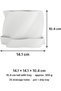 Star Plant Pot with Drip Tray, Twisted Star Shaped Planter with Drainage Holes for Succulents, White - 3