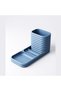 Phone Stand Desk Organizer with Pen Holder and Catch-All Tray, Earbuds, Keys and Phone, Dusty Blue - 6