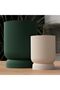 Large Ribbed Planter with Twist-Lock Drip Tray, 13.2 cm Opening, Marble - 6