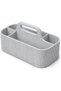 Desk Caddy with Handle and 2 Removable Compartment Inserts, Art Supplies, Minimalist Matte, Marble