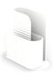 Ribbed Notebook Holder for A5 and A6 Notebooks, Planners, Notepads and Office Desk, White