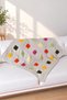 Checked—Hand-Knitted Armchair Blanket, Knee Blanket, and TV Blanket