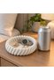 Spiral Ribbed Catchall Bowl, 16 cm Twisted Key Bowl for Entryway, Coins, Desk and Nightstand, White - 3