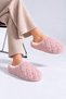 Women's Powder-Colored Comfortable, Soft, Plush House Slippers - 3
