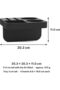 Sofa Tray with 4 Interchangeable Inserts and Cushion Fin, Phone Slot, Divided Tray, 20.3 x 20.3 cm - 3