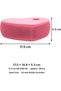Heart Jewelry Tray with Lid and Divider, Bedside Desk Tray Set, 17.5 cm, Coral - 3