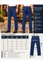 Men's Regular Fit Relaxed-Fit Denim Pants - 8