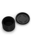 Fin Plant Pot with Drip Tray, Cacti and Small Indoor Plants, Modern Desk Pot, 13.5 x 13.5 x 11 cm - 4