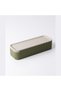 Ribbed Pen Case with Sliding Lid and 3 Removable Inserts, Pencils, Clips and Stationery, Marble - 5